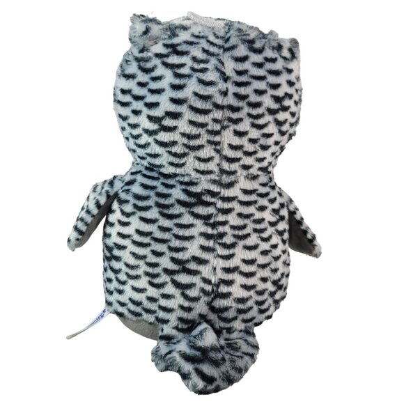 Scent Sations Spotted Owl Plush Gray 9" Silver Eyes Lightly Scented Aromatherapy - Picture 5 of 12